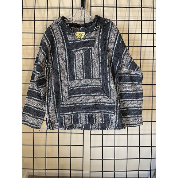 Iguana Jack‎ SZ medium Surfer Boho Hiking Hoodie Jacket - Picture 1 of 9